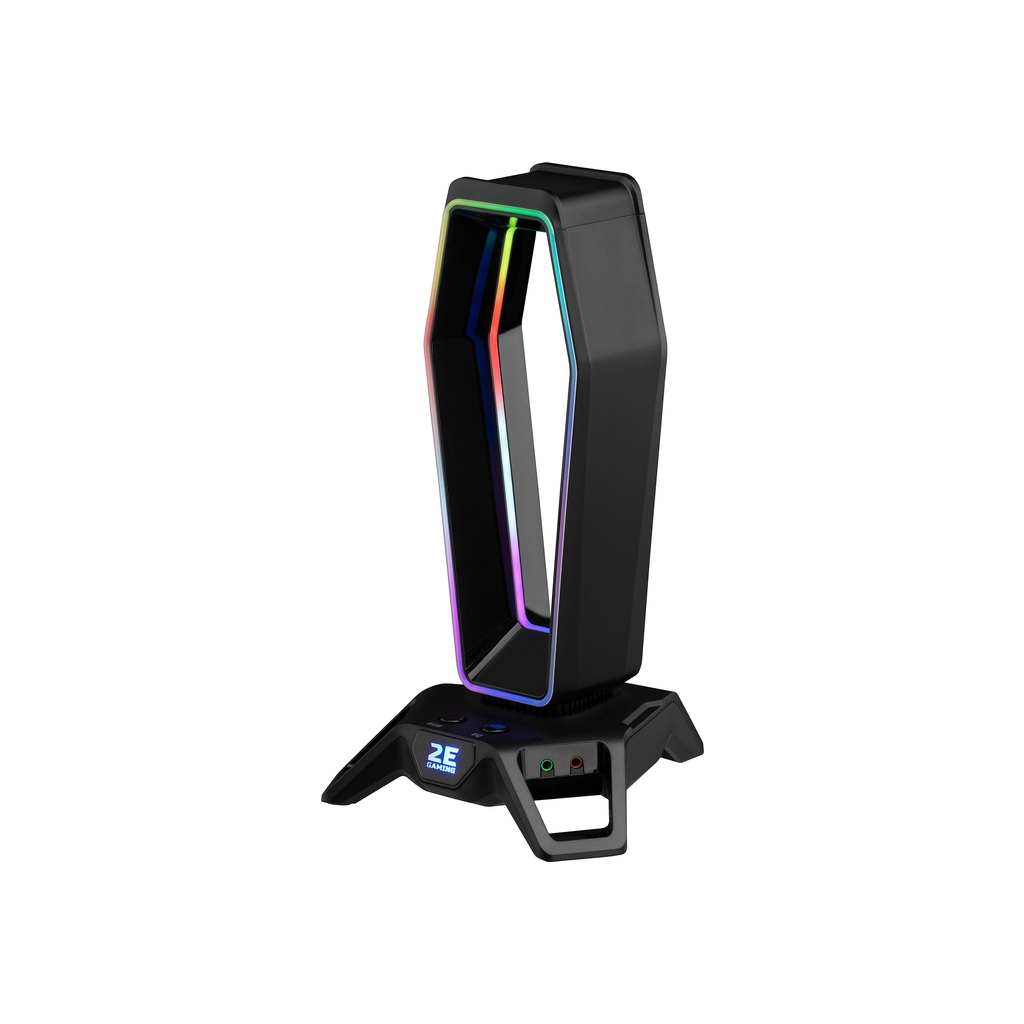 Підставка для гарнітури 2E Gaming GST330 RGB 7.1 USB Black (2E-GST330UB) - зображення 1