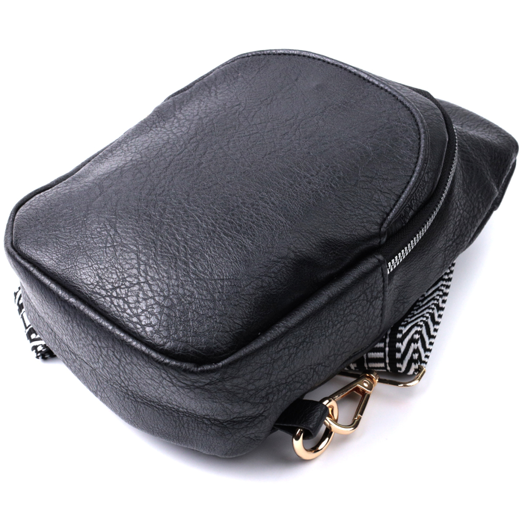 Сумка Vintage З екошкіри Чорна (22781) - зображення 5