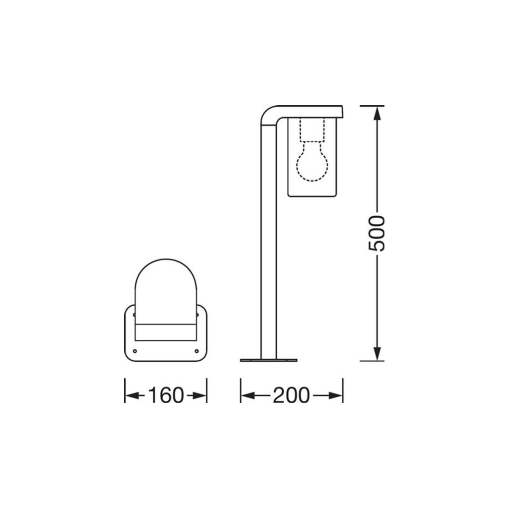 Світильник Osram ENDURA CLASSIC CASCADE 50CM E27 CLR DG (4058075554351) - зображення 8
