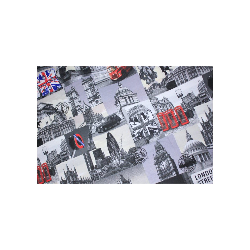 Постільна білизна MirSon Бязь Ranforce Elite 17-0538 London Street 200х220 Євро (2200004677903) - зображення 5