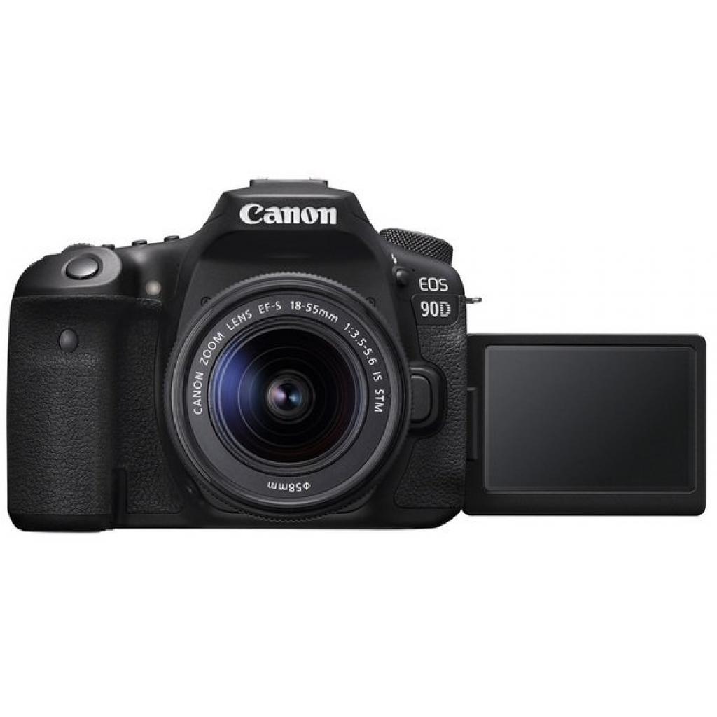 Цифровий фотоапарат Canon EOS 90D + 18-55 IS STM (3616C030) - зображення 2