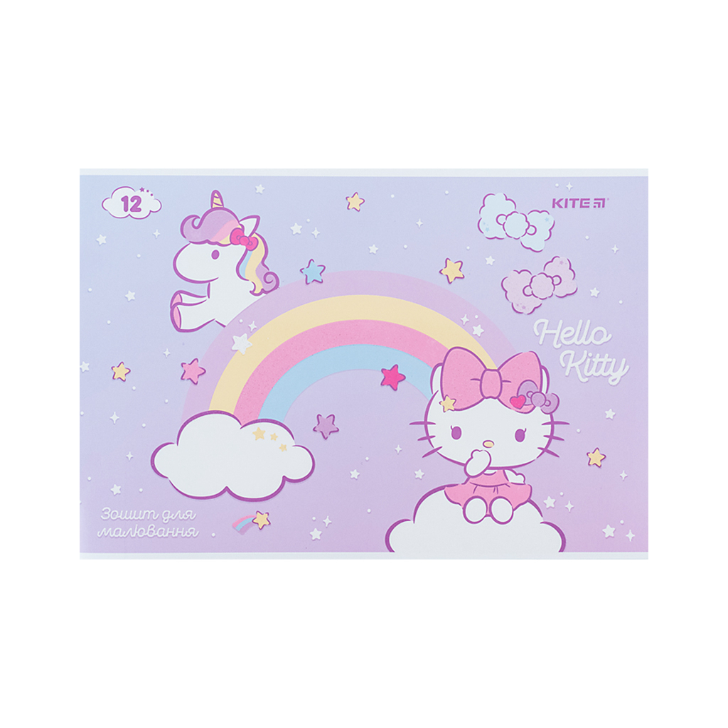 Альбом для малювання Kite Hello Kitty, 12 аркушів (HK24-241) - изображение 5