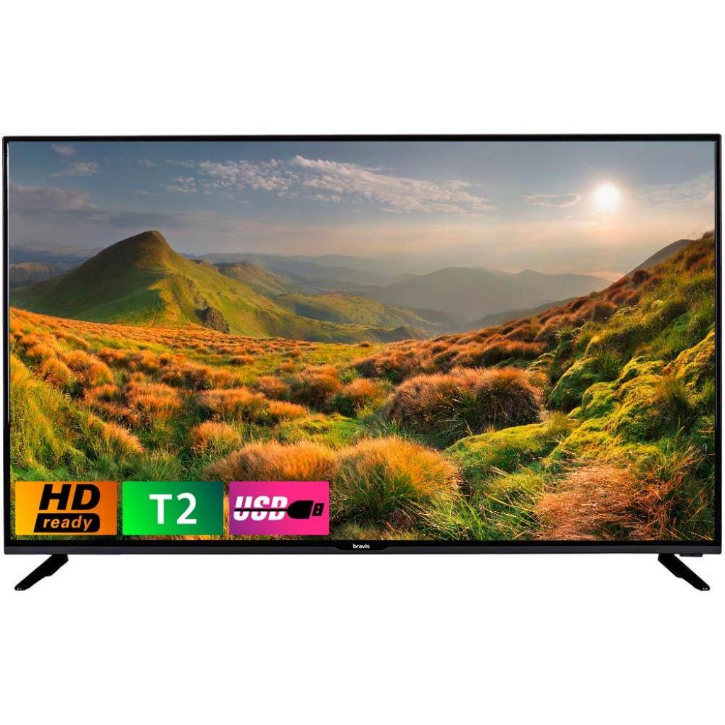 Телевізор Bravis LED-32G5000 + T2 black - зображення 1