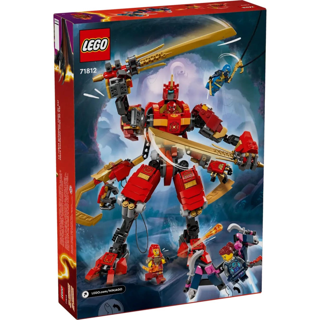 Конструктор LEGO Ninjago Робот-скелелаз ніндзя Кай 623 деталі (71812) - зображення 9