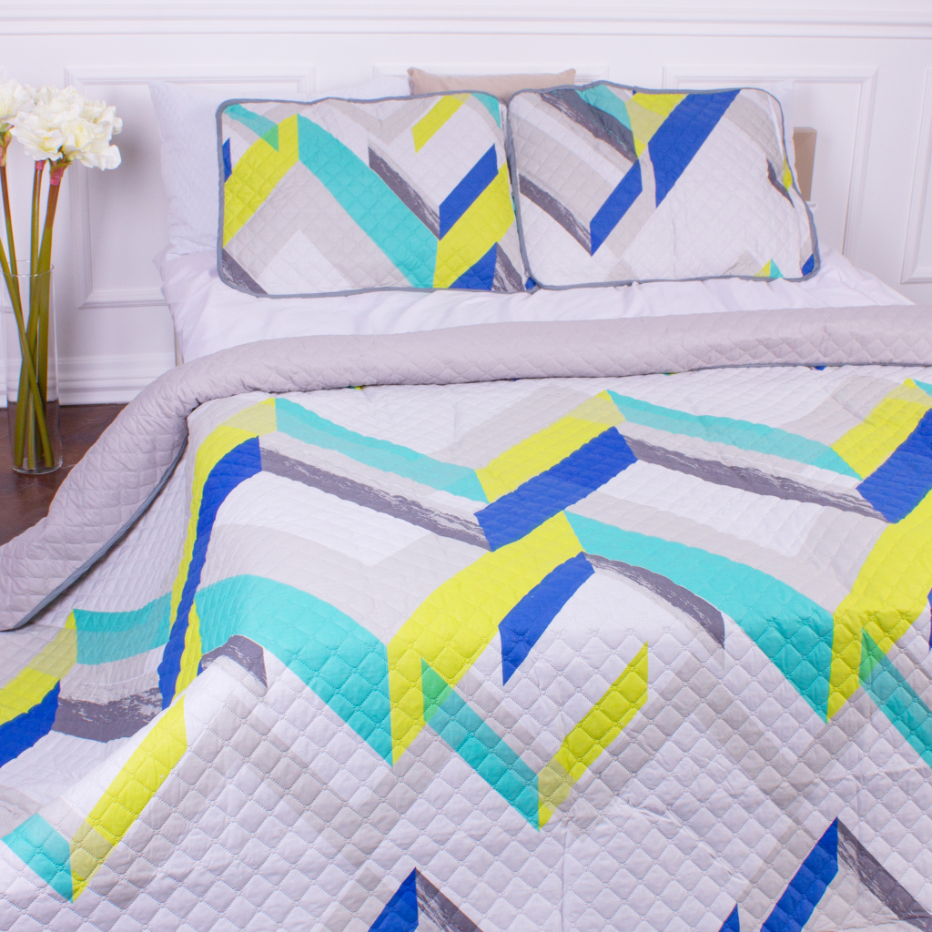 Покривало MirSon набір Color Fun Line №7125 Viltor 180х210 + 2 наволочки 50х70 (2200006075400) - зображення 10