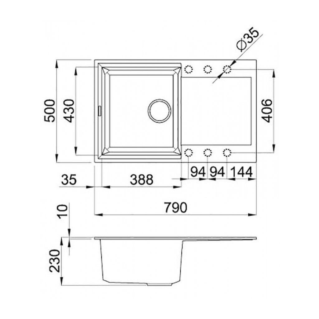 Мийка кухонна Elleci EASY 300 AVENA 51 - зображення 7