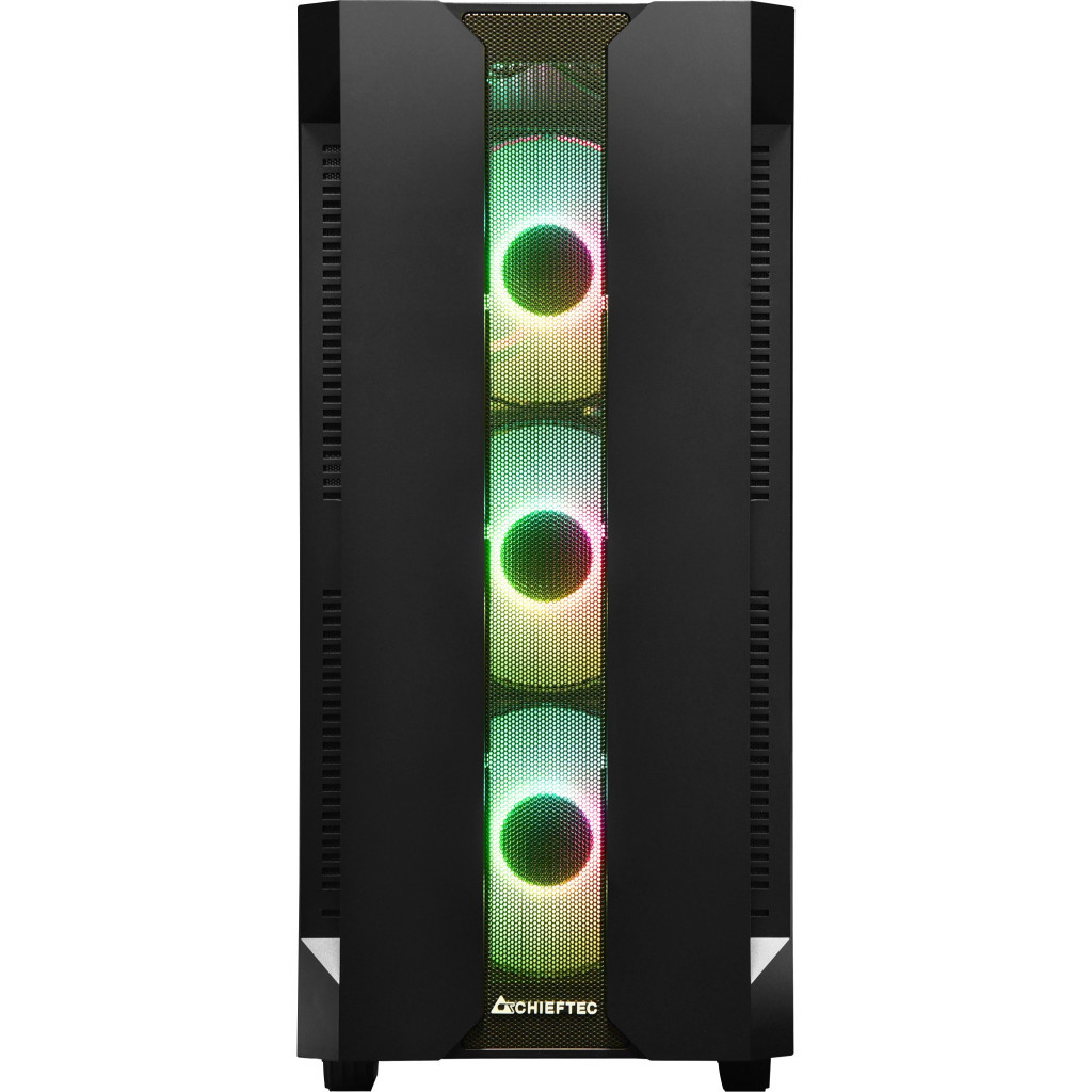 Корпус Chieftec Gaming Hunter Tempered Glass Edition (GS-01B-OP) - зображення 4