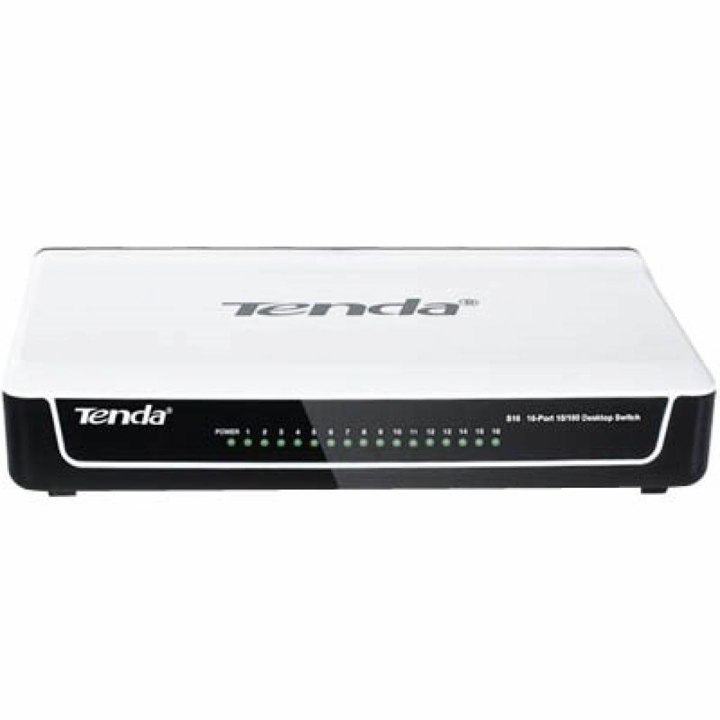 Комутатор мережевий Tenda S16 - зображення 1