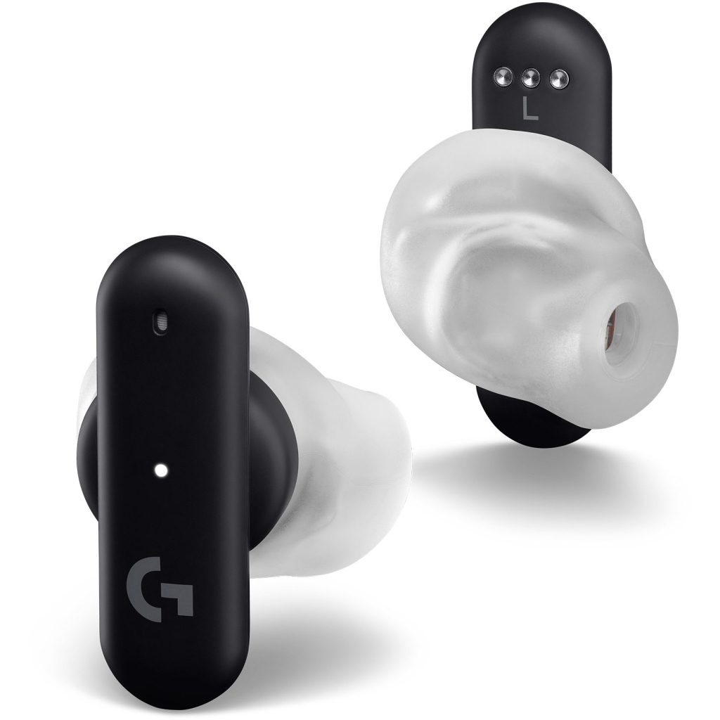 Навушники Logitech FITS True Wireless Gaming Earbuds Black (985-001182) - зображення 1