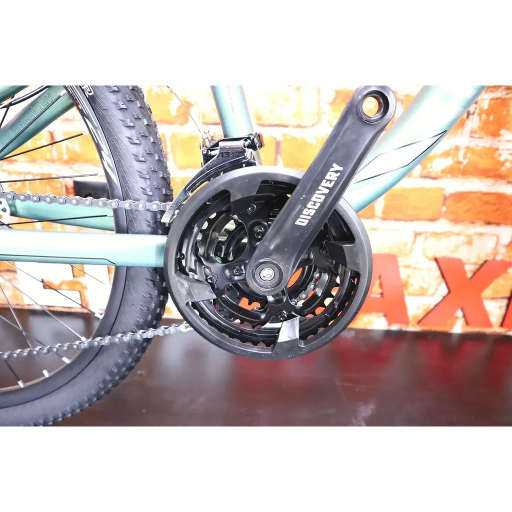 Велосипед Discovery Flint AM DD 24" 13" ST 2024 Зелено-сріблястий (OPS-DIS-24-332) - зображення 5