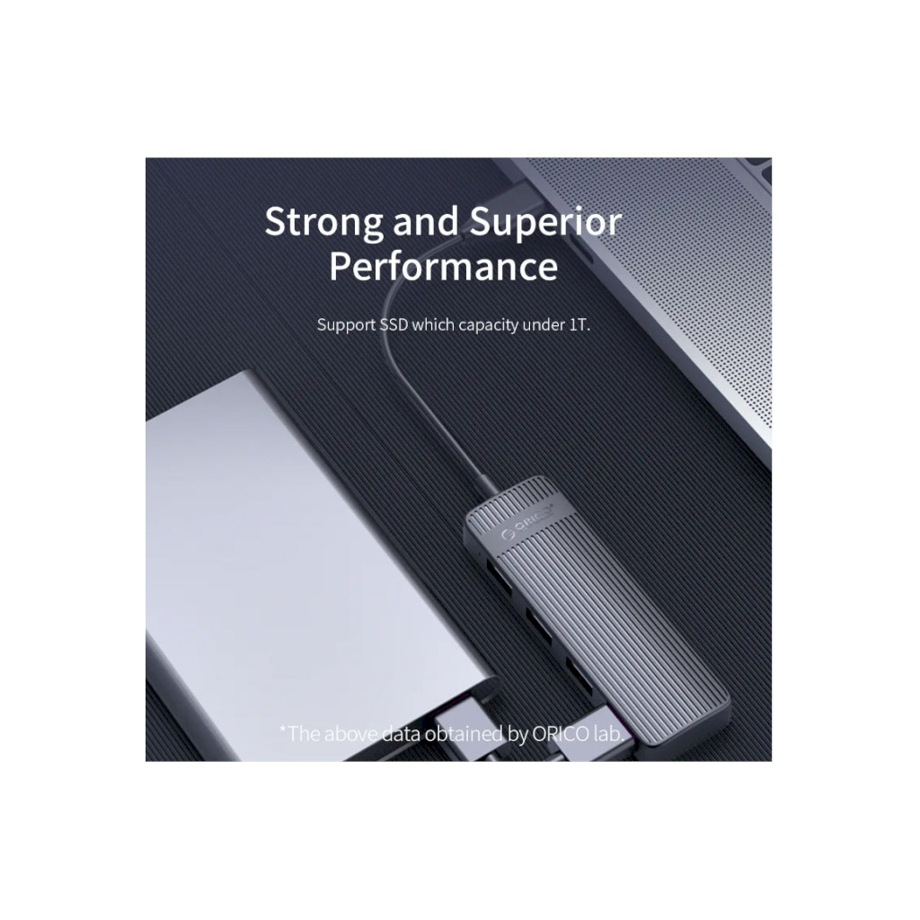 Концентратор Choetech USB 3.1 to 3хUSB 3.0+RJ45(1GB) Ethernet 4in1 (HUB-U02-BK) - зображення 5