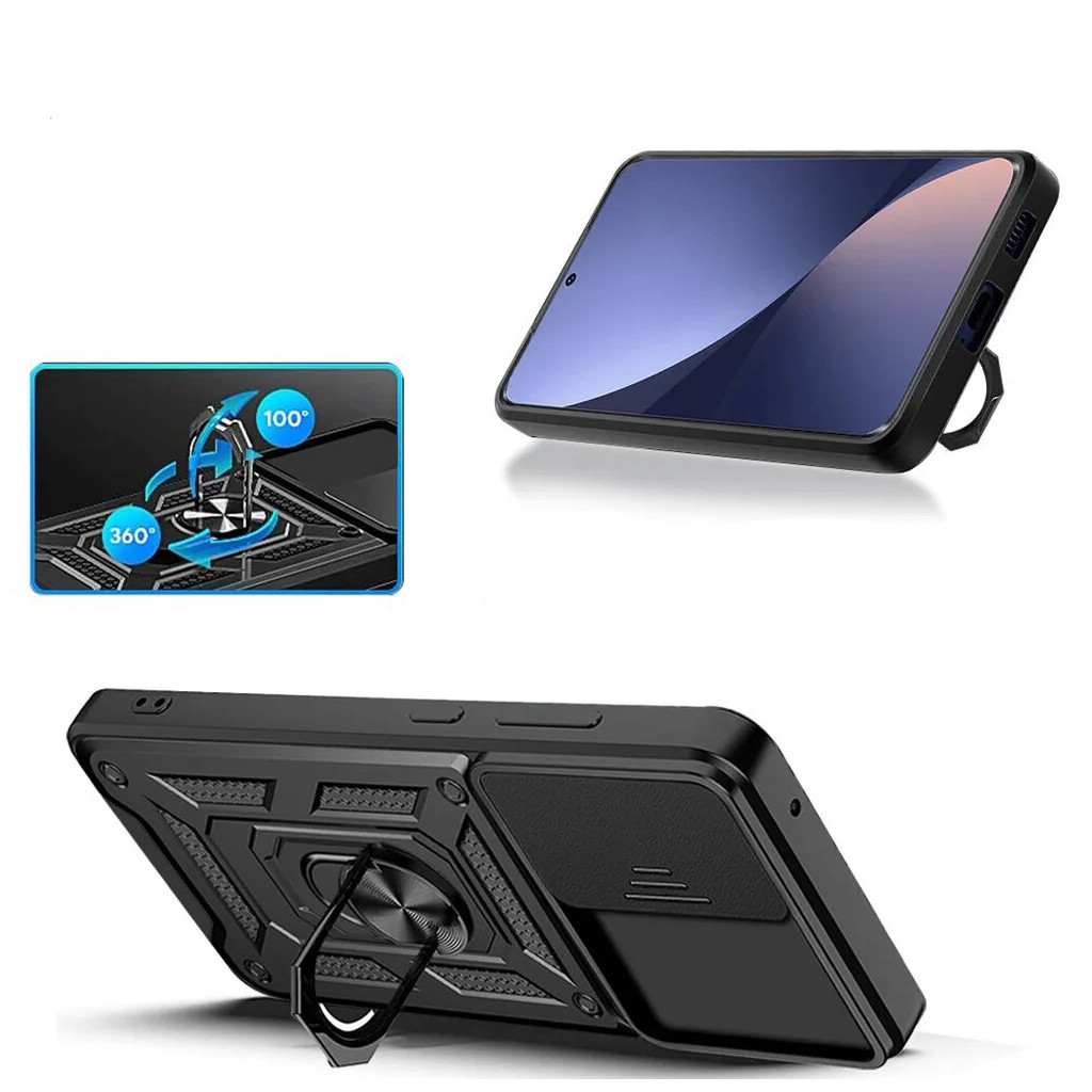 Чохол до мобільного телефона BeCover Military Xiaomi 12 5G Black (710019) - зображення 3