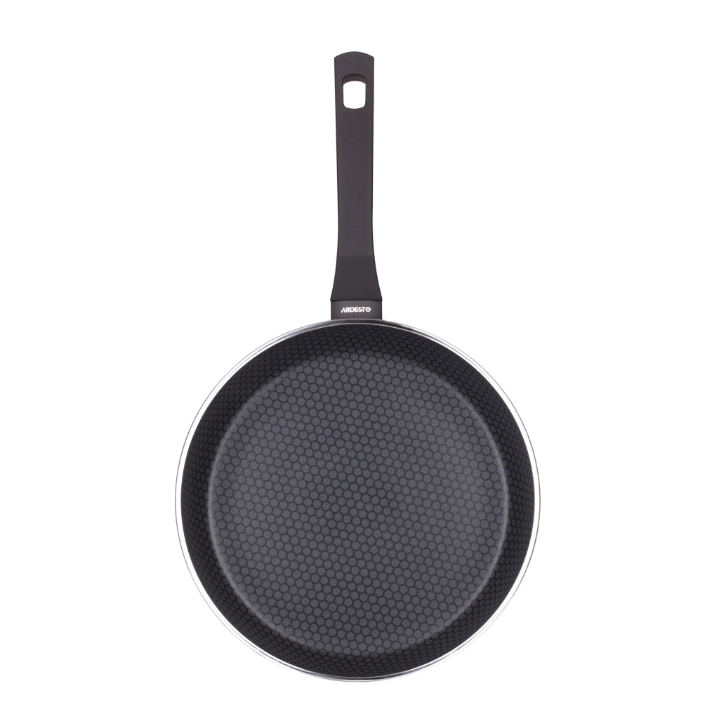 Сковорода Ardesto Gemini Salerno, 26см, алюміній, чорний (AR1326A) - зображення 6