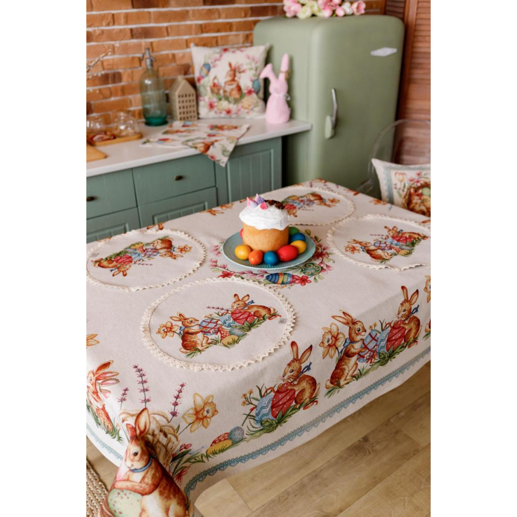 Скатертина Прованс гобеленова Злагода 135х180 см (034120) - зображення 8