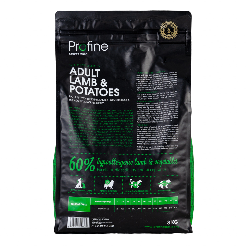 Сухий корм для собак Profine Adult Lamb з ягням і картоплею 3 кг (8595602517541) - зображення 3