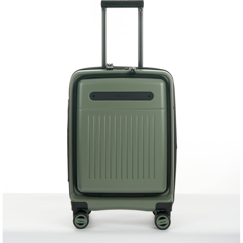 Валіза Bagland маленька 40 л хакі (1140721770) - зображення 1