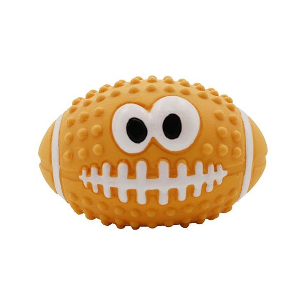 Іграшка для собак MISOKO&CO М'яч для регбі помаранчевий 7.5 см (BEIRJ00916) - зображення 1