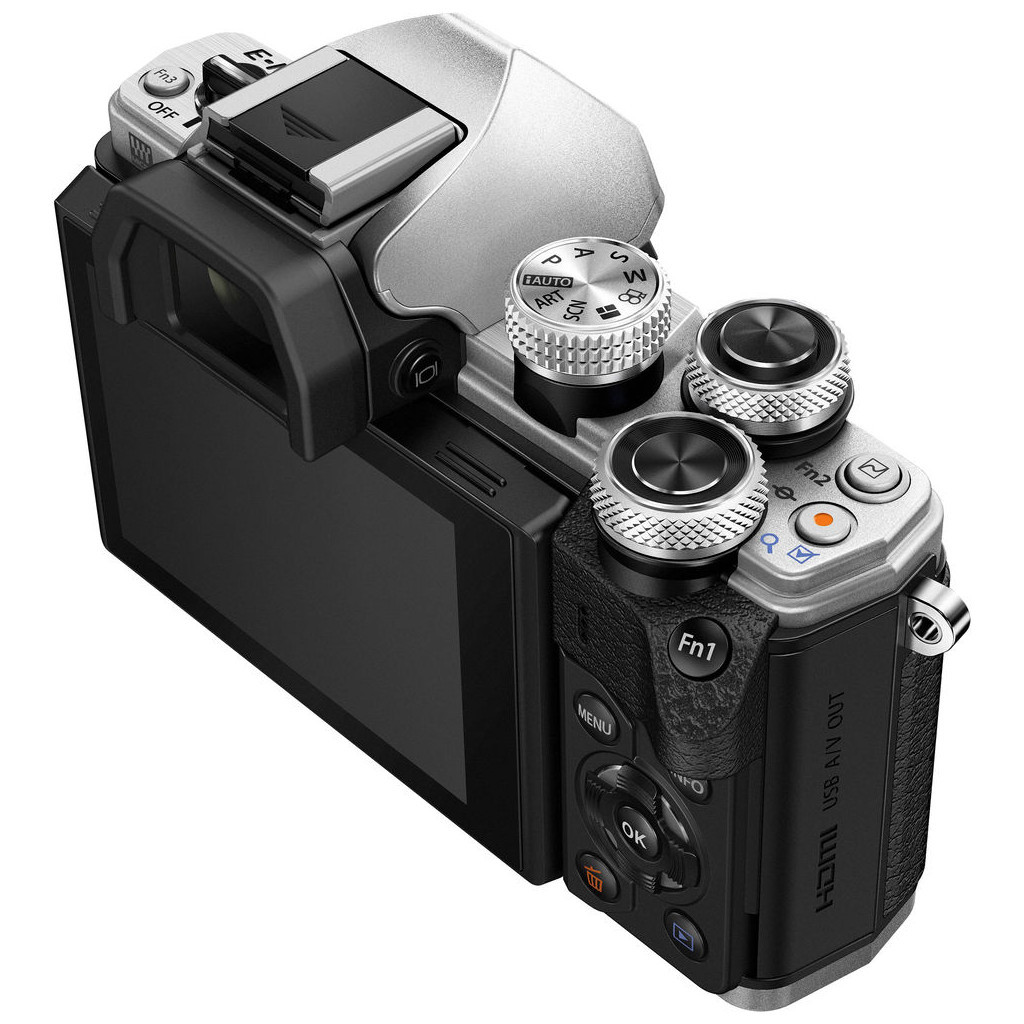 Цифровий фотоапарат Olympus E-M10 mark II Pancake Double Zoom 14-42 + 40-150 Kit S/S/BE-M1 (V207053SE000) - зображення 7