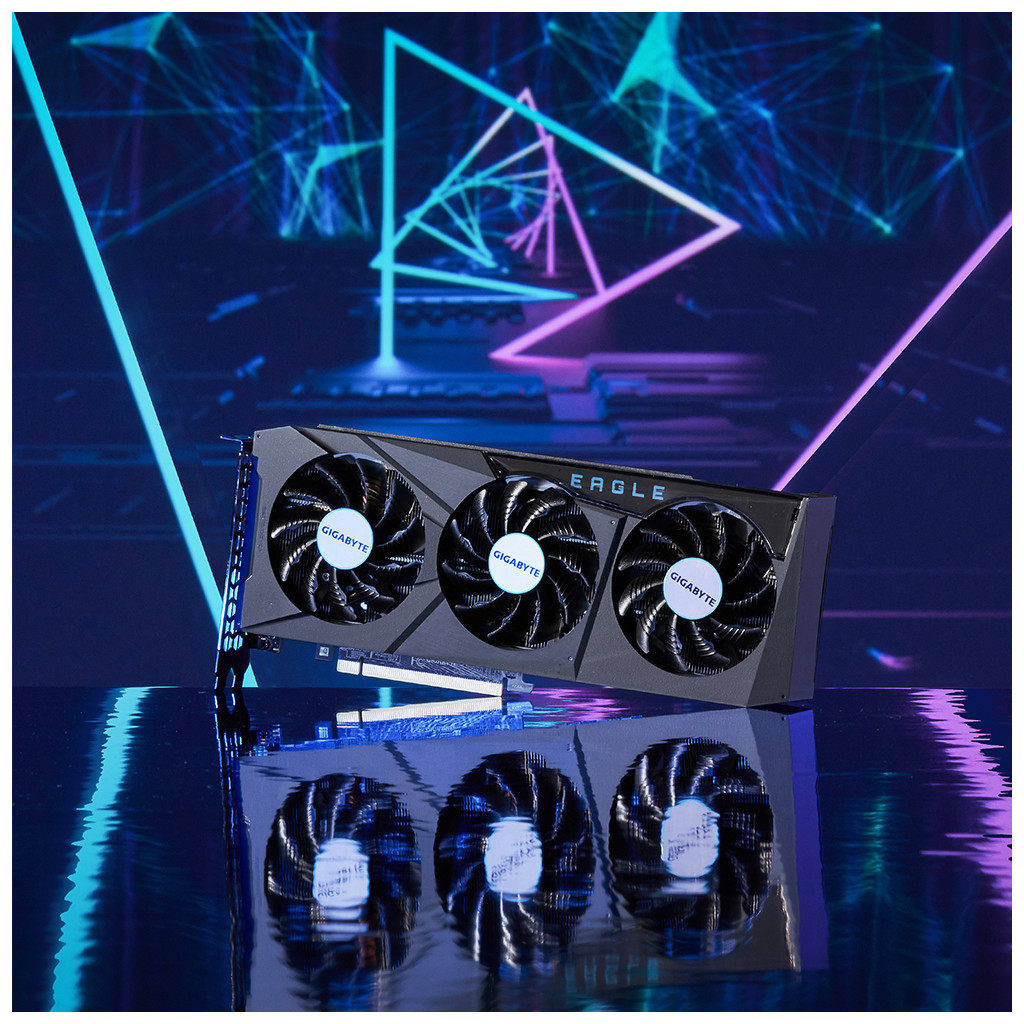 Відеокарта GIGABYTE GeForce RTX3070 8Gb EAGLE OC 2.0 LHR (GV-N3070EAGLE OC-8GD 2.0) - зображення 9