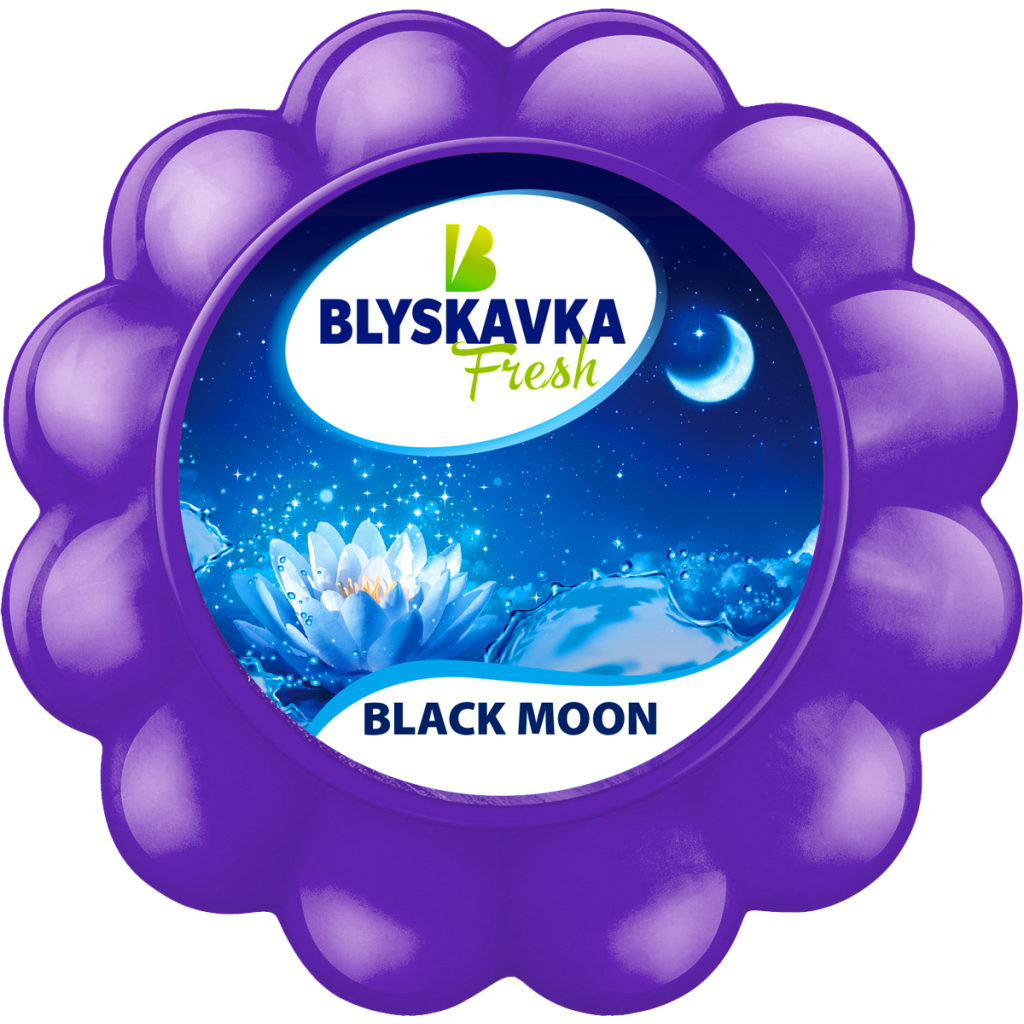 Освіжувач повітря Blyskavka Fresh Гелевий Black Moon (4820214190597) - зображення 1