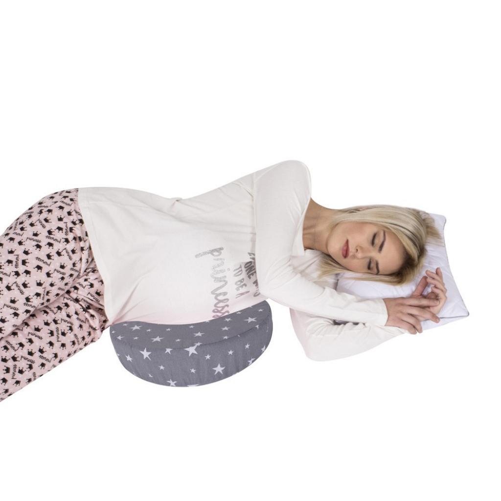 Подушка Sevi Bebe під живіт вагітної жінки 2-174 Сіра (8692241217488) - зображення 4