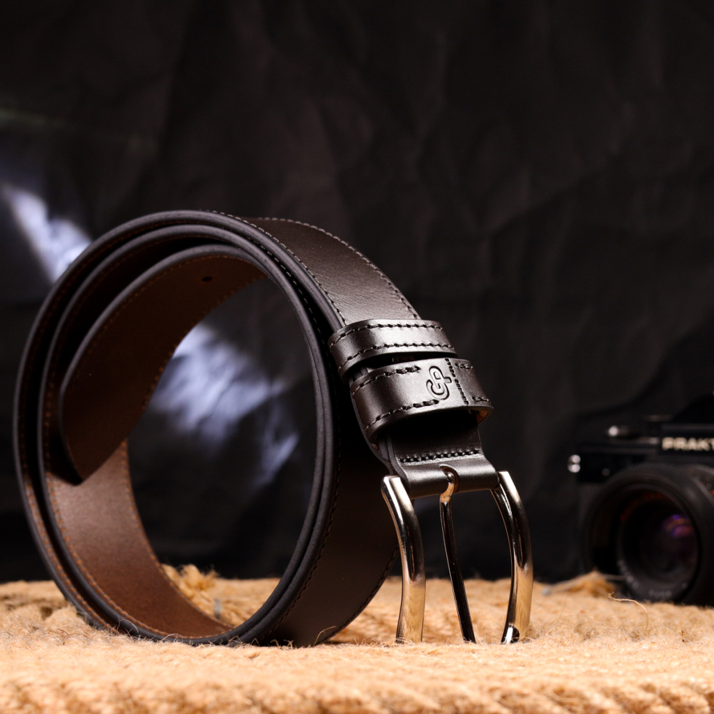 Ремінь Grande Pelle З натуральної шкіри Коричневий (21460) - зображення 8