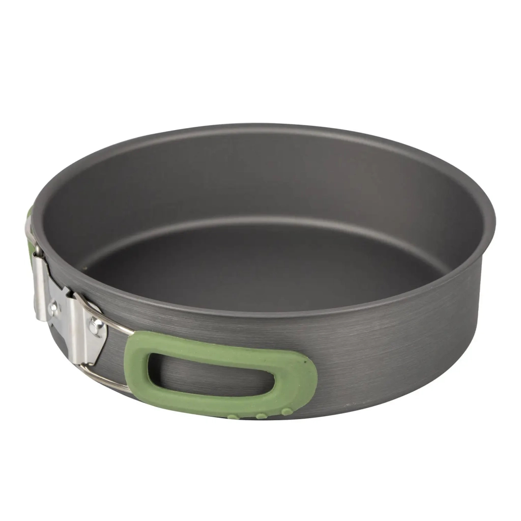 Набір туристичного посуду Bo-Camp Explorer 4 Pieces Hard Anodized Grey/Green (2200244) - зображення 10