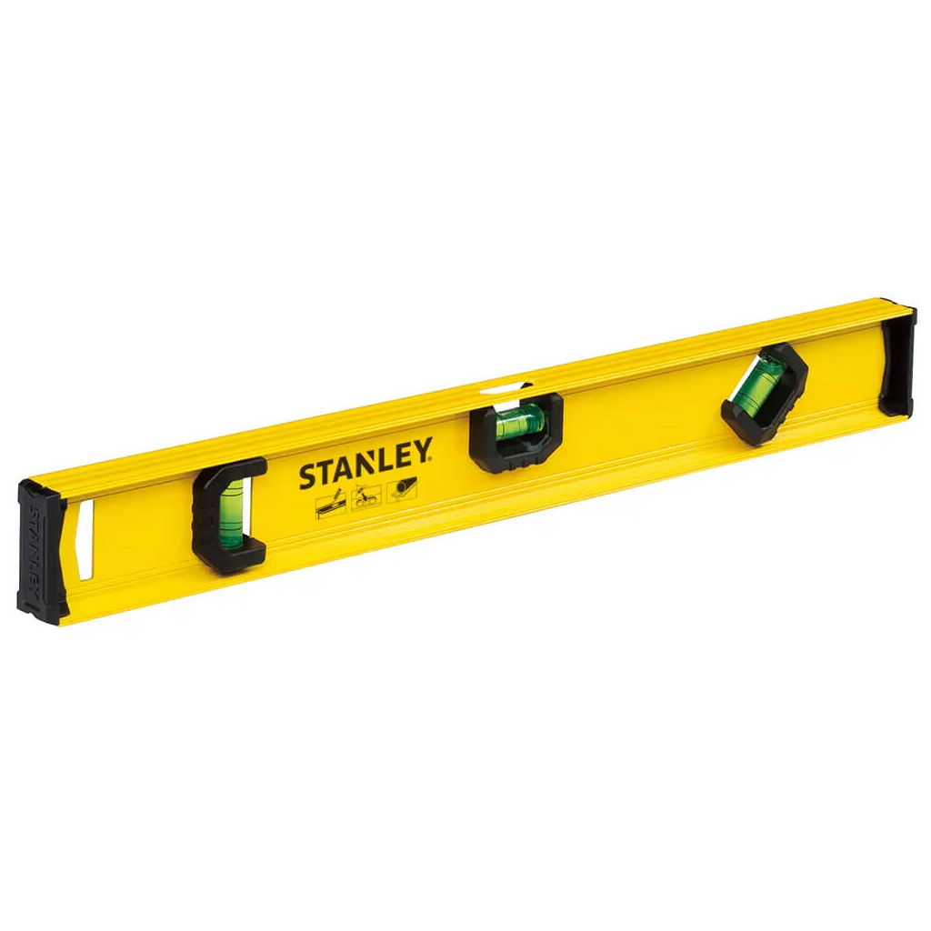 Рівень Stanley BASIC I-BEAM, 450 мм, 3 капсули (0-42-073) - зображення 1