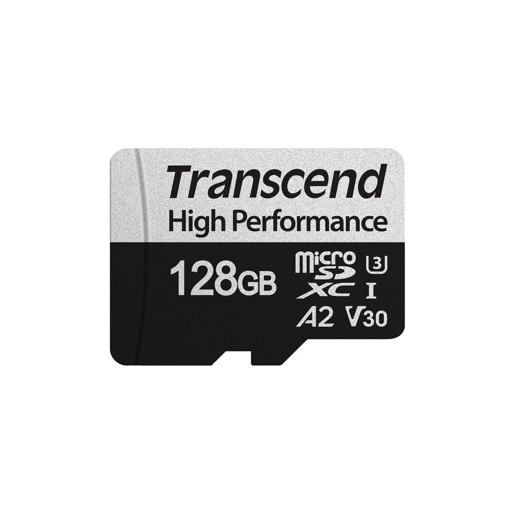 Карта пам'яті Transcend 128GB microSDXC class 10 UHS-I U3 A2 340S (TS128GUSD340S) - зображення 1