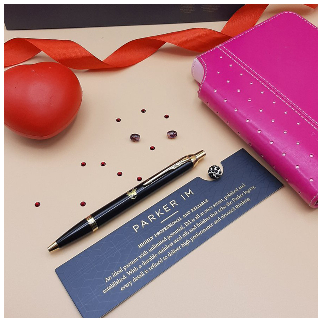 Ручка кулькова Parker IM 17 LOVE Black GT BP Купідон (22032_L020y) - зображення 3
