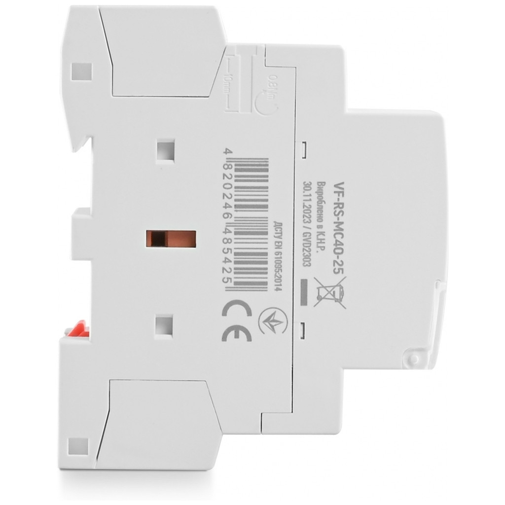 Контактор Videx 4п 25А 4НВ VF-RS-MC4O-25 RESIST - зображення 3