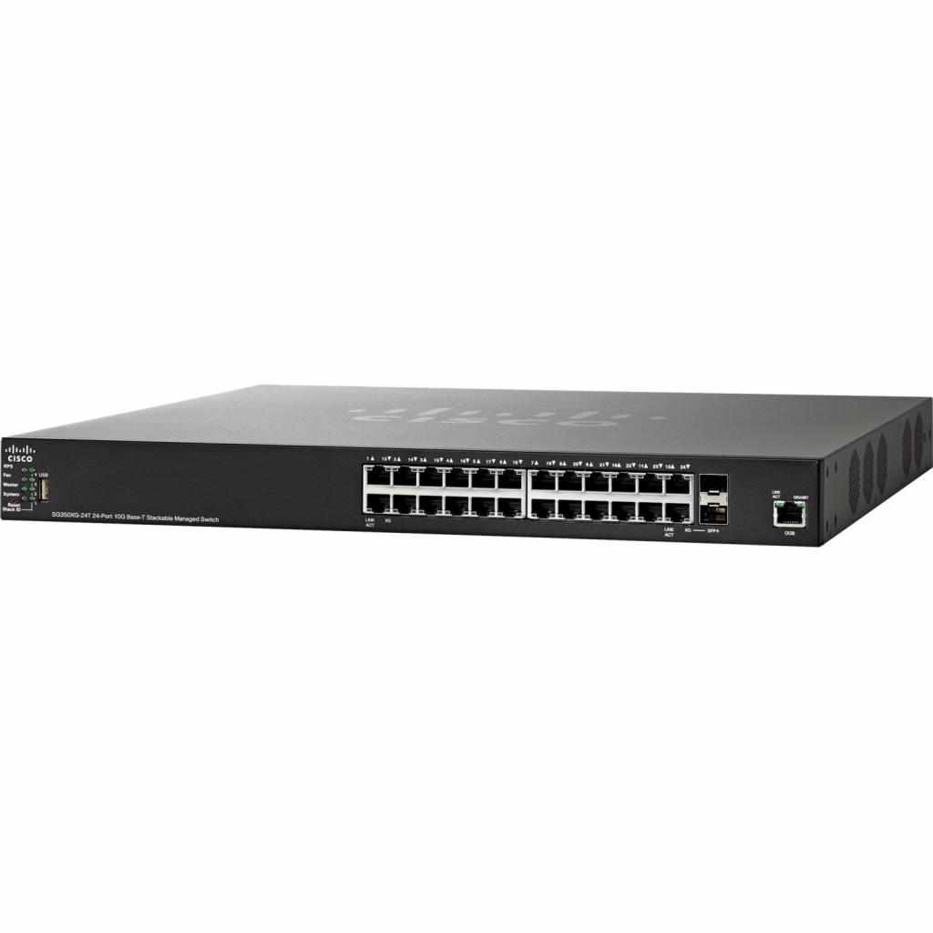 Комутатор мережевий Cisco SG350XG-24T-K9-EU - зображення 1
