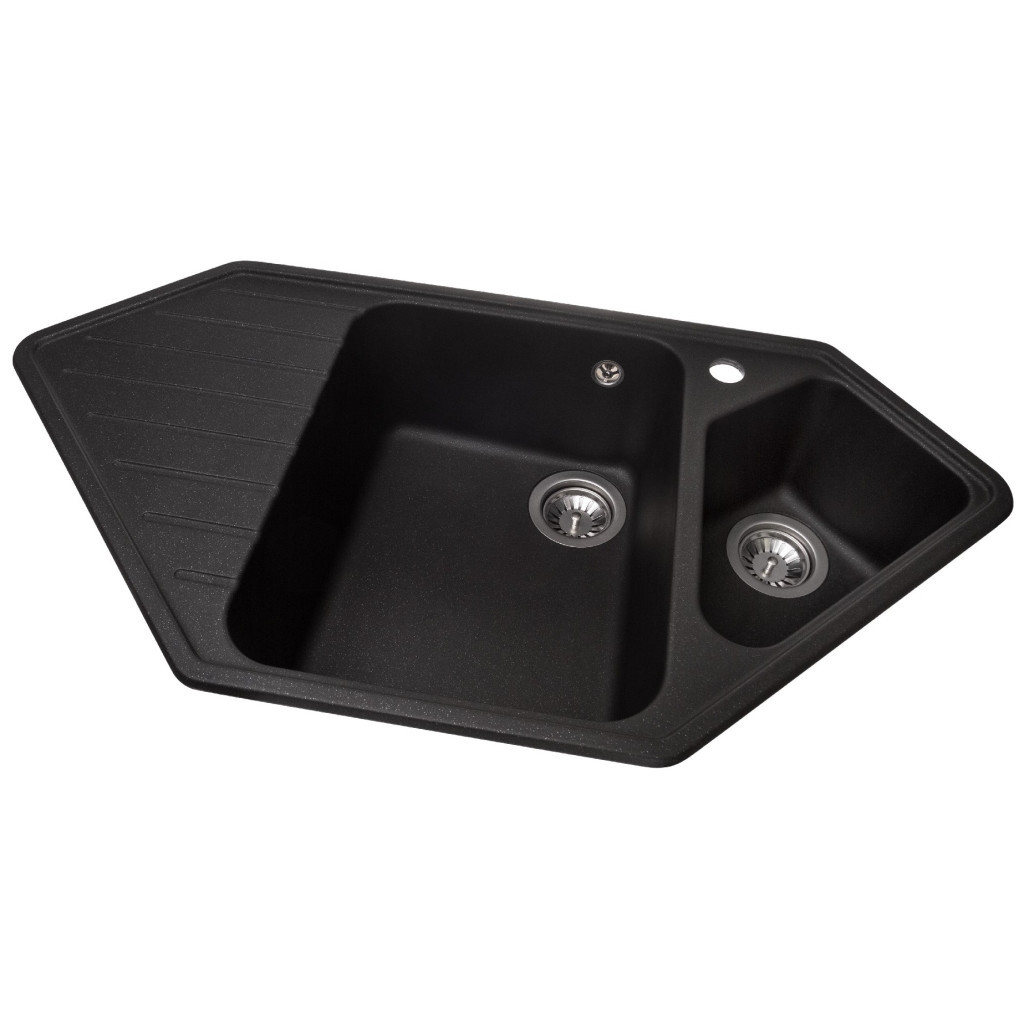 Мийка кухонна GRANADO IBIZA black shine (gr1801) - зображення 2