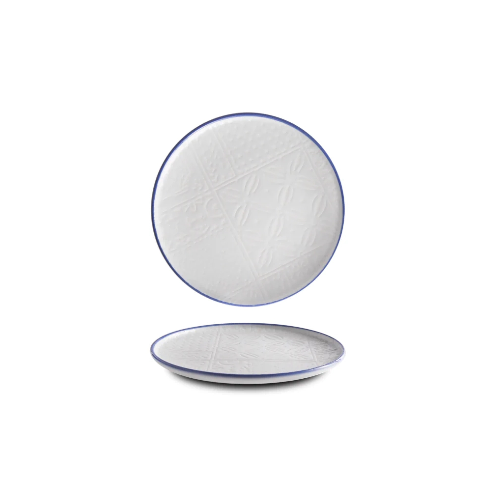 Тарілка G.Benedikt Optimo Mosaic Relief Blue Line 20 см (OPT2120-K0054) - зображення 1