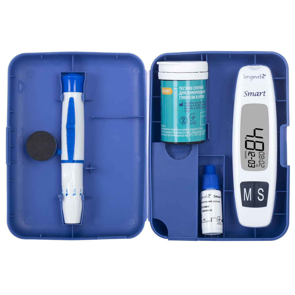 Глюкометр Longevita Smart Система для визначення рівня глюкози в крові (6397645) - изображение 4