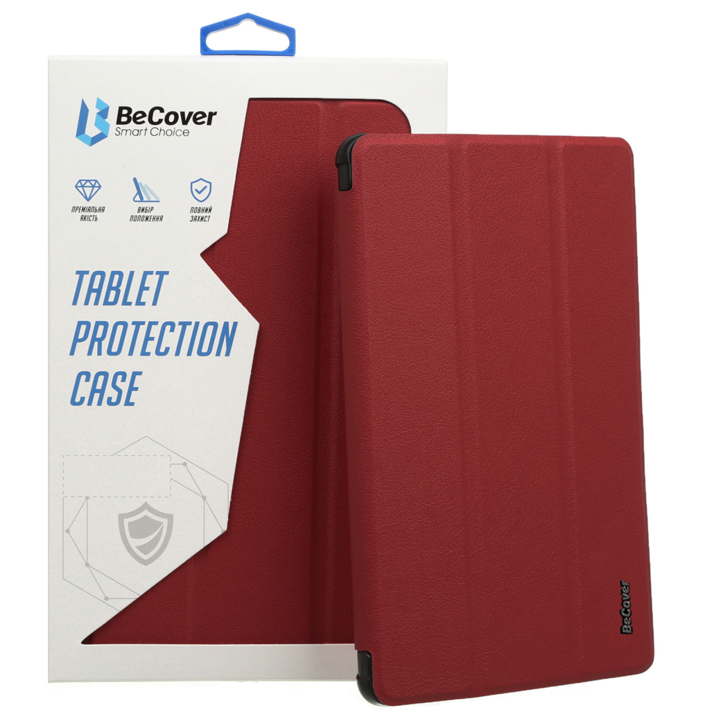 Чохол до планшета BeCover Smart Case Lenovo Tab M10 TB-328F (3rd Gen) 10.1" Red Wine (708287) - зображення 1