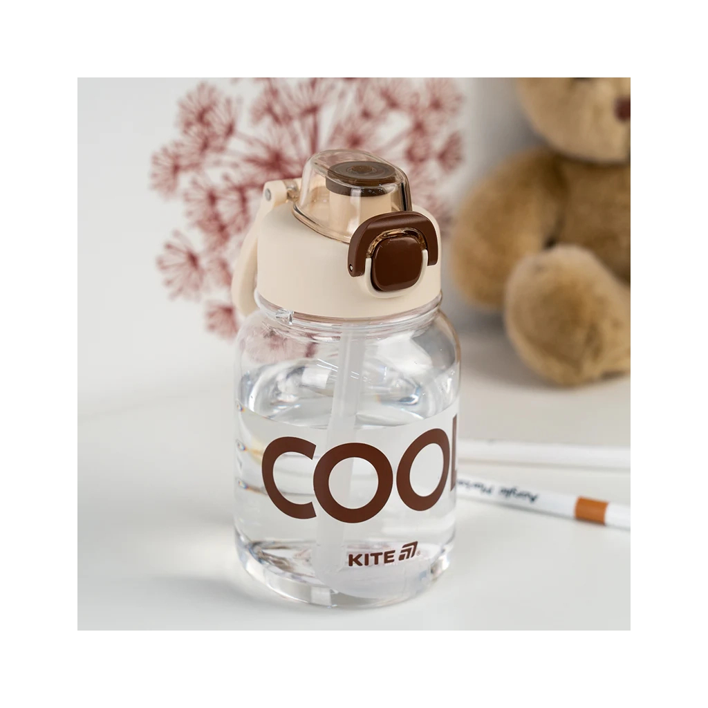 Поїльник-непроливайка Kite 700 мл, біло-коричнева (K25-1217-1) - зображення 7