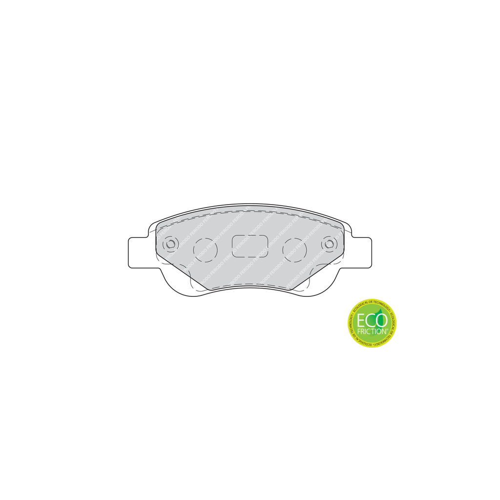 Гальмівні колодки FERODO FDB1790 - зображення 2