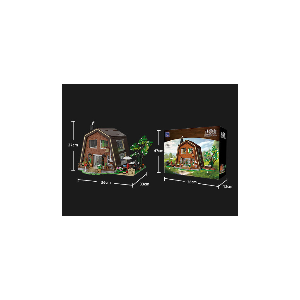 Конструктор Pantasy Original - Joyside Series Лісова хатина (85003) - зображення 2