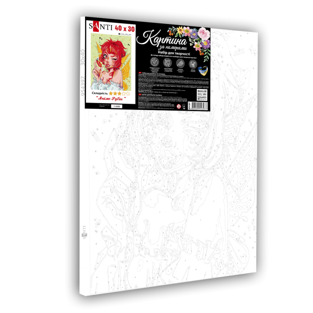 Картина по номерам Santi Анімель 30*40 см ©nila_art_art (954397) - зображення 2