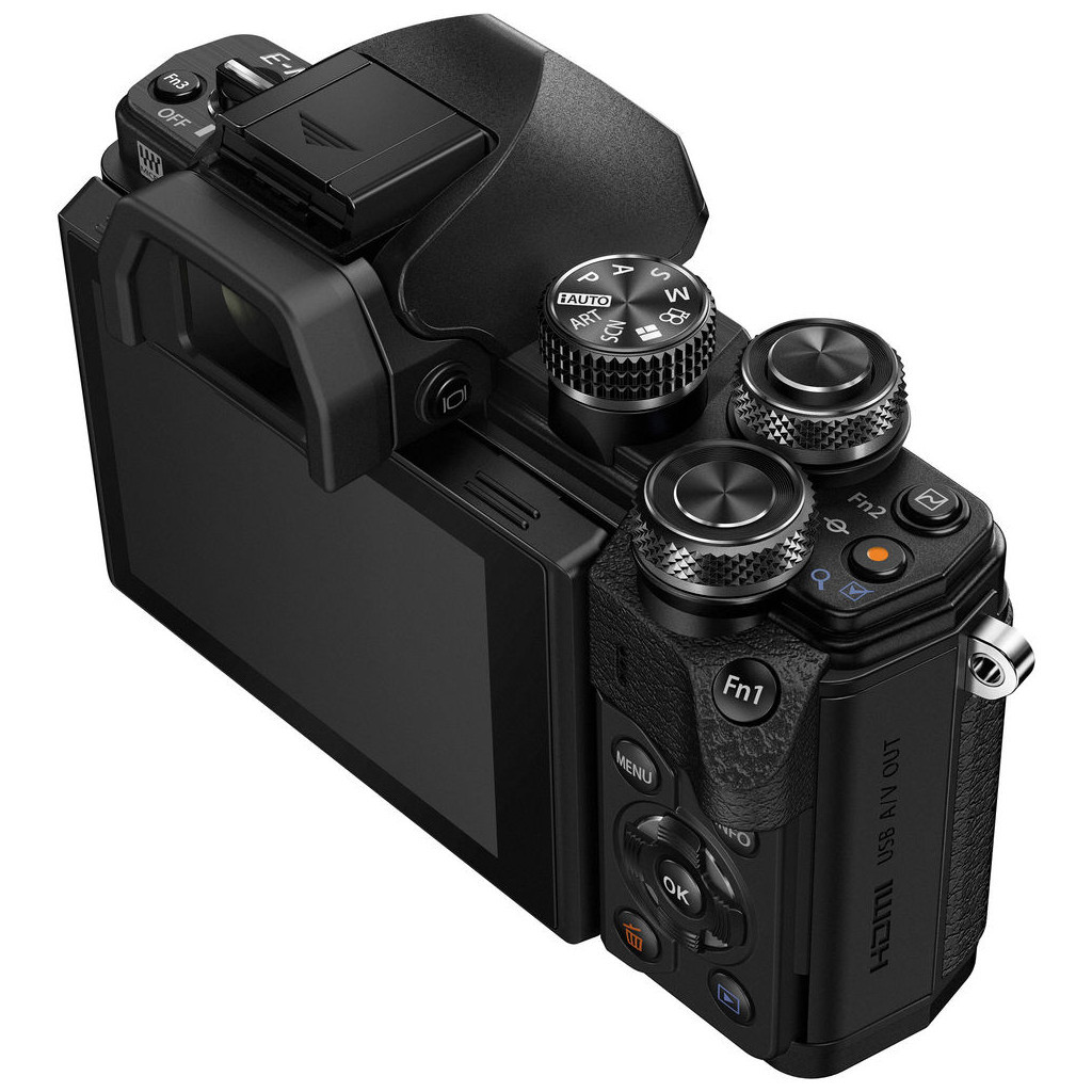 Цифровий фотоапарат Olympus E-M10 mark II Pancake Double Zoom 14-42 + 40-150 Kit B/B/B (V207053BE000) - зображення 7