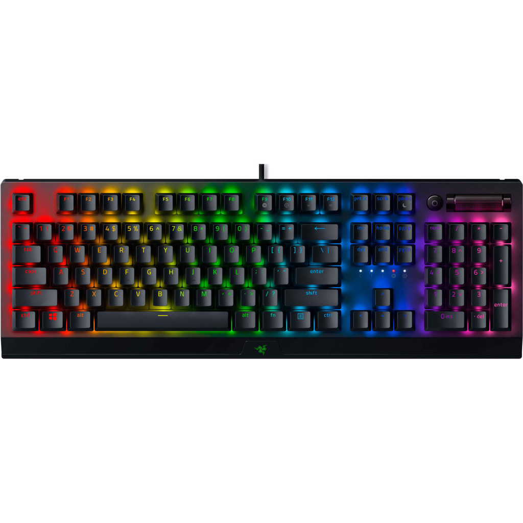 Клавіатура Razer BlackWidow V3 Razer Yellow Switch Black RU (RZ03-03542100-R3R1) - зображення 2