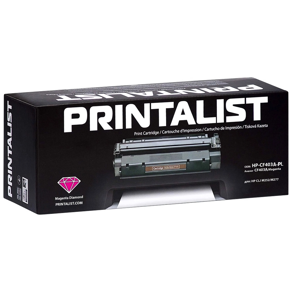 Картридж Printalist HP LJ M252/M277 CF403A Magenta (HP-CF403A-PL) - зображення 2