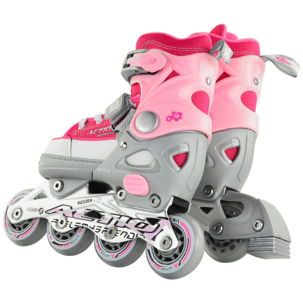 Роликові ковзани Action Anny Рожеві 29-32 (PW-126B-13-2PINK/29-32) - изображение 8