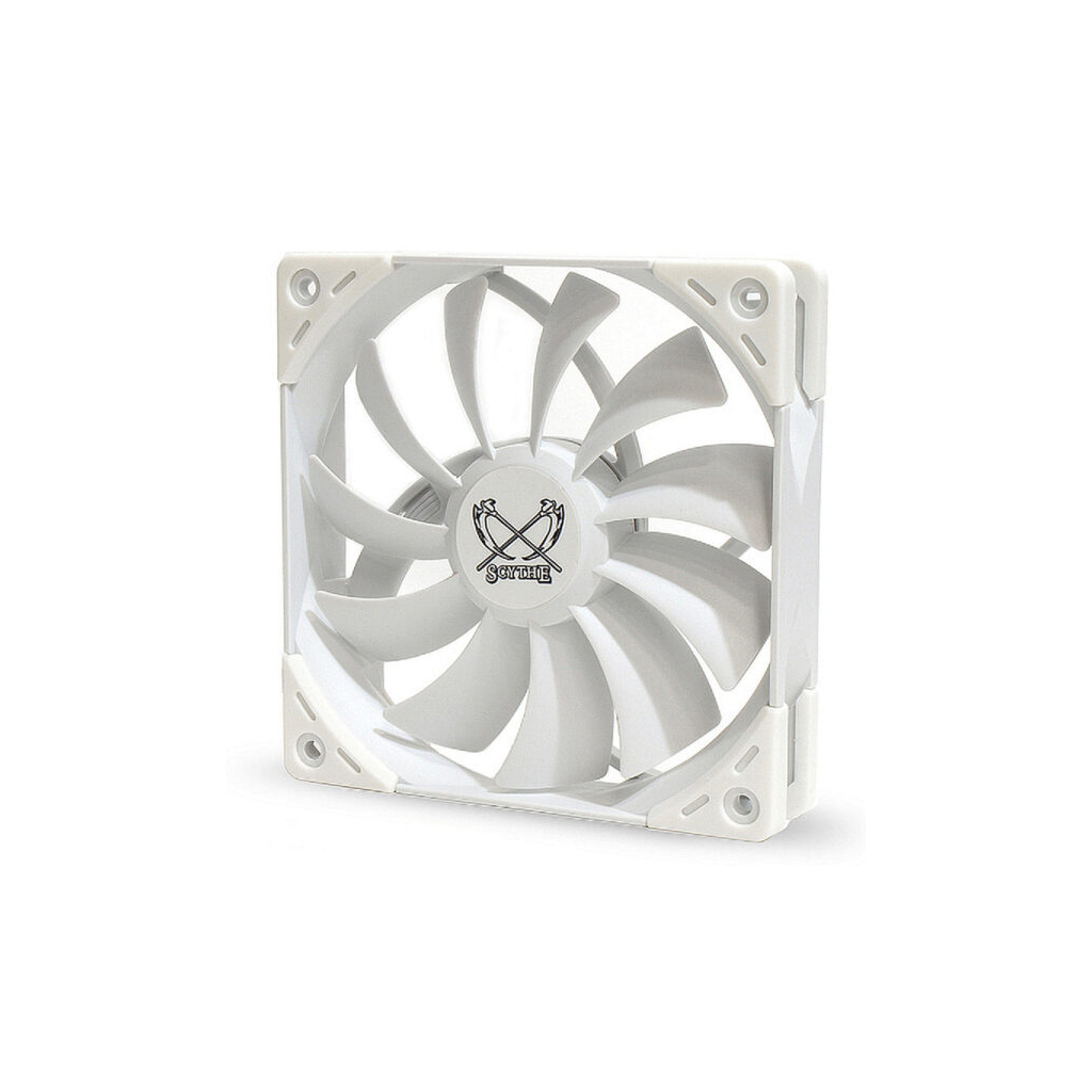 Кулер до корпусу Scythe Kaze Flex 120 White PWM (KF1225FD18W-P) - зображення 1