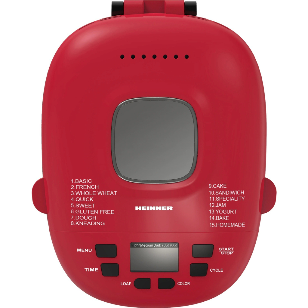 Хлібопічка HEINNER HBM-915BKR - изображение 4