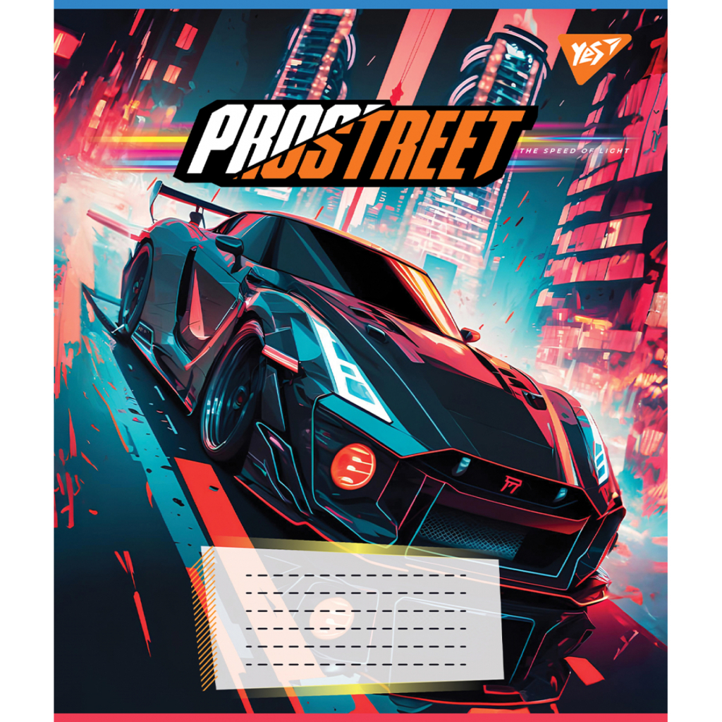 Зошит Yes Prostreet А5 48 аркушів лінія (767131) - зображення 4