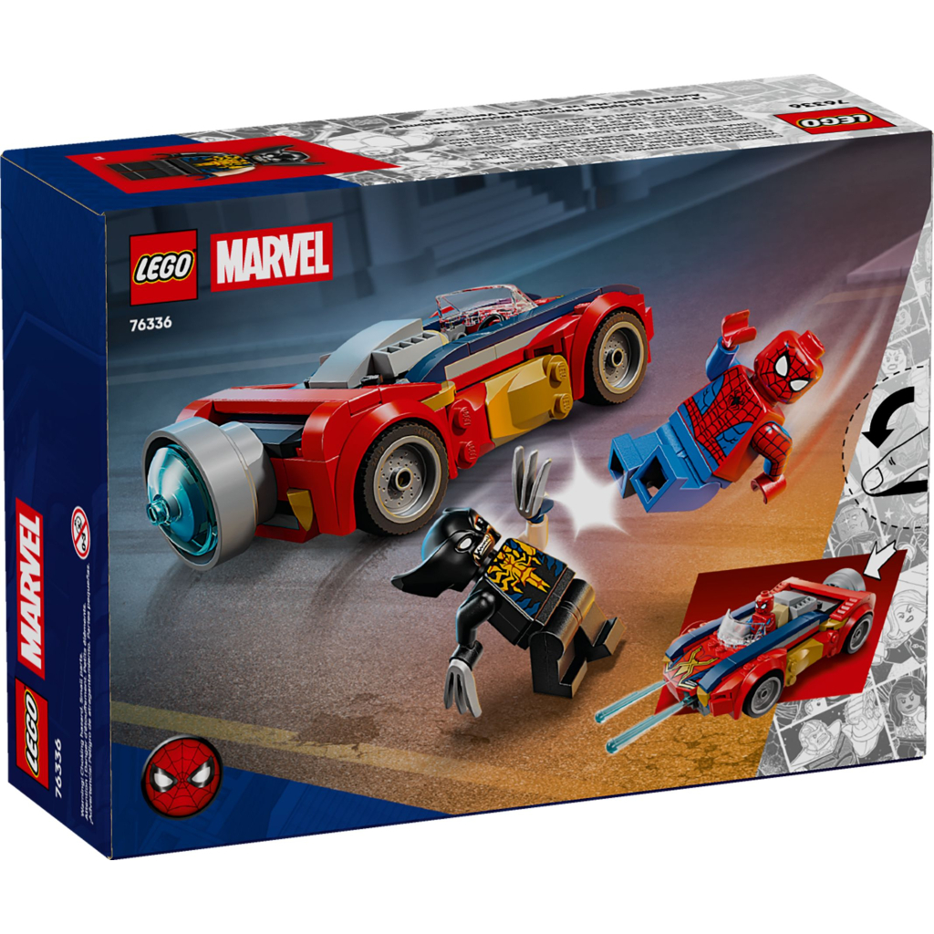 Конструктор LEGO Super Heroes Автомобіль Людини-павука vs. Отруєний Росомаха (76336) - зображення 7