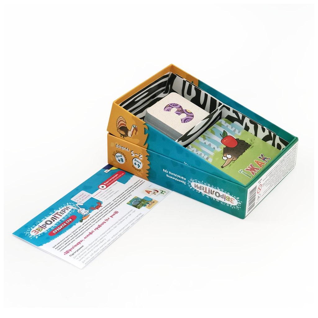Настільна гра The Brainy Band Звіролітери (українська мова) (УКР008) - зображення 3