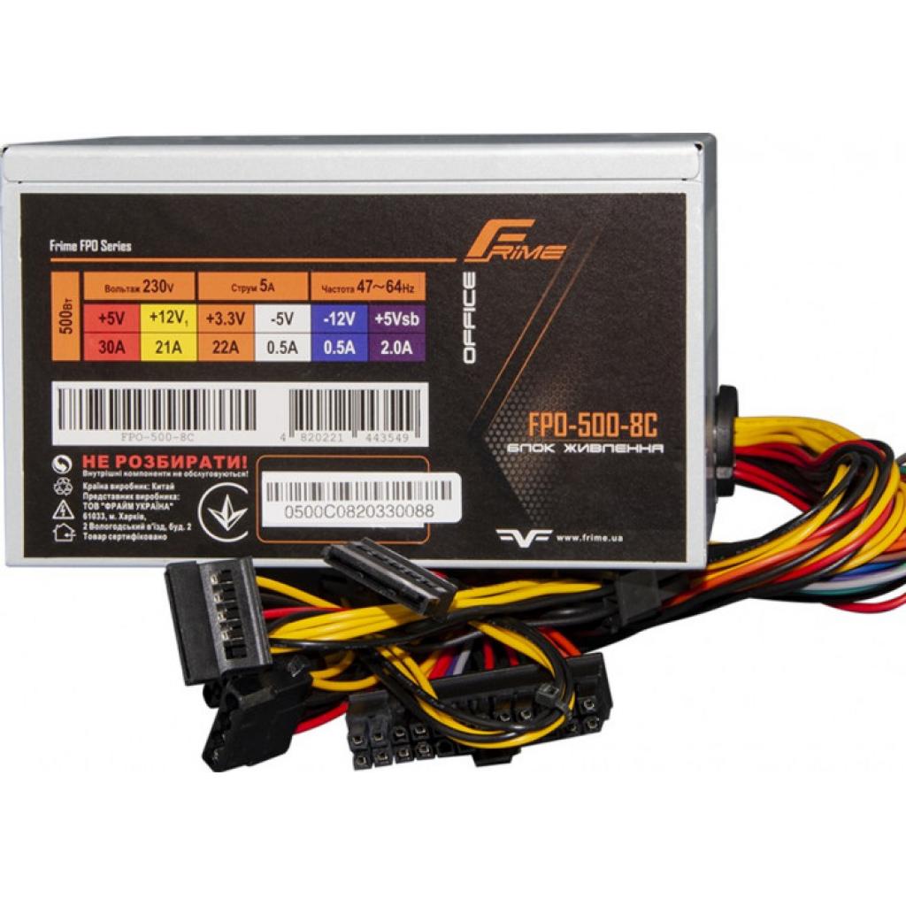 Блок живлення Frime 500W (FPO-500-8C OEM) - зображення 2